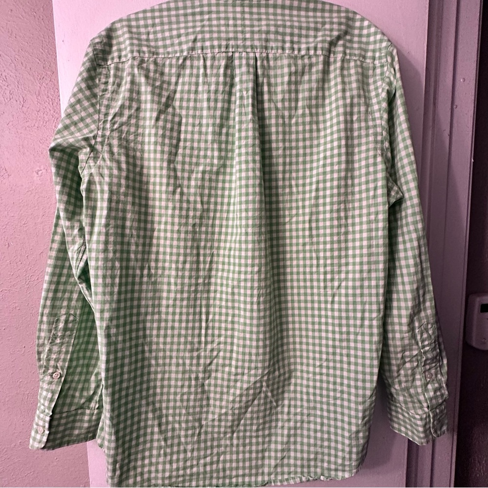 Ralph Lauren Green Checked Men's Button-Down Shirt Size Large - Picture 9 of 10